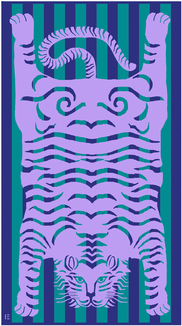 BEACH TOWEL / DRAP DE PLAGE 100 BALDO GREEN/VERT