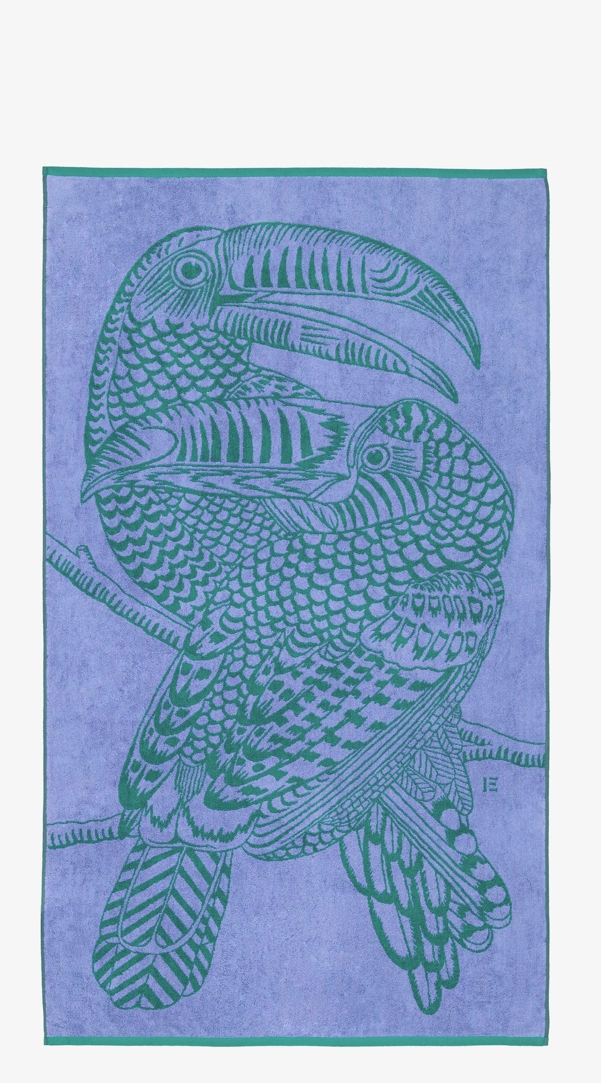 Lavendar "Toucan" Beach Towel 100
